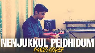 Video thumbnail of "Nenjukkul Peidhidum ║ Vaaranam Aayiram (2008) ║ Piano Cover By Joel Biju Mathew"