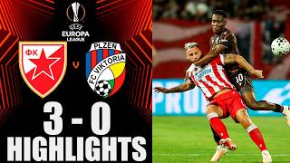 FK Crvena Zvezda vs FC Viktoria Plzeň 3-0 Highlights | Qualifiers UEFA Europa League 2026/27