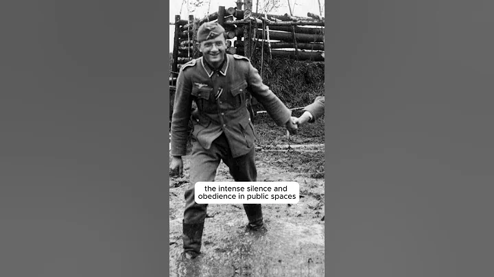 What were some habits of Germans that shocked American soldiers?