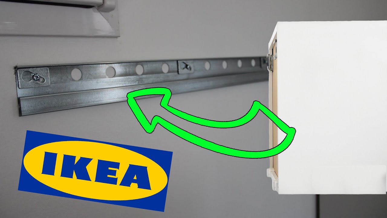 Ikea Metod Cabinet Wall Fixing Installation Fixation Meuble Haut Youtube