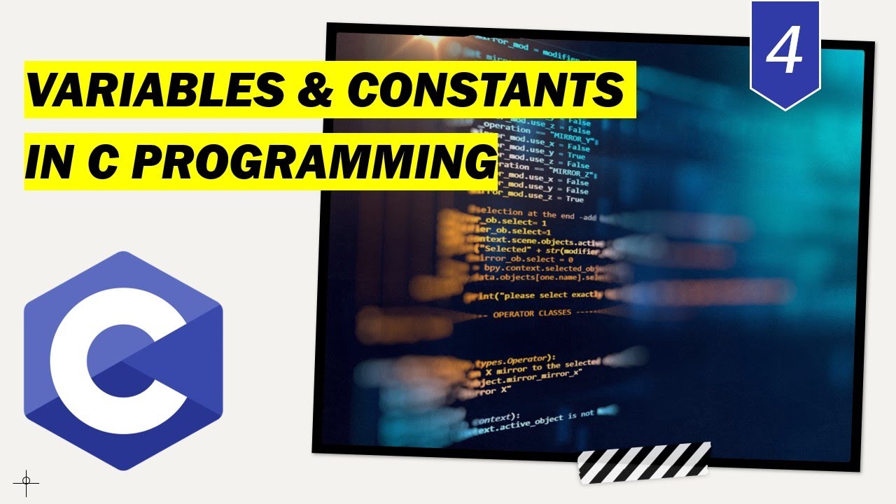 Variables and Constant in C programming language | C programming full ...