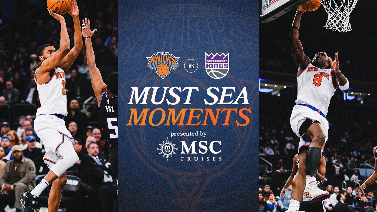 Knicks beat Sacramento Kings in The Garden | January 25, 2025 | FULL Game Highlights