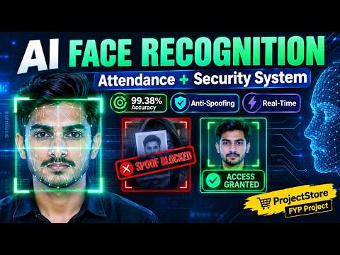 AI Real-Time Face Recognition Attendance & Security System Video Preview