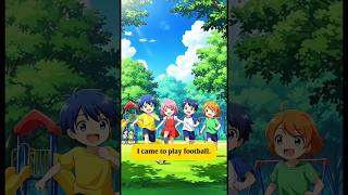 Learning English through fun park conversations ⚽ #dailyenglish #speakconfidentenglish