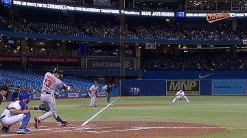 BAL@TOR: Machado plates a pair with a double to left