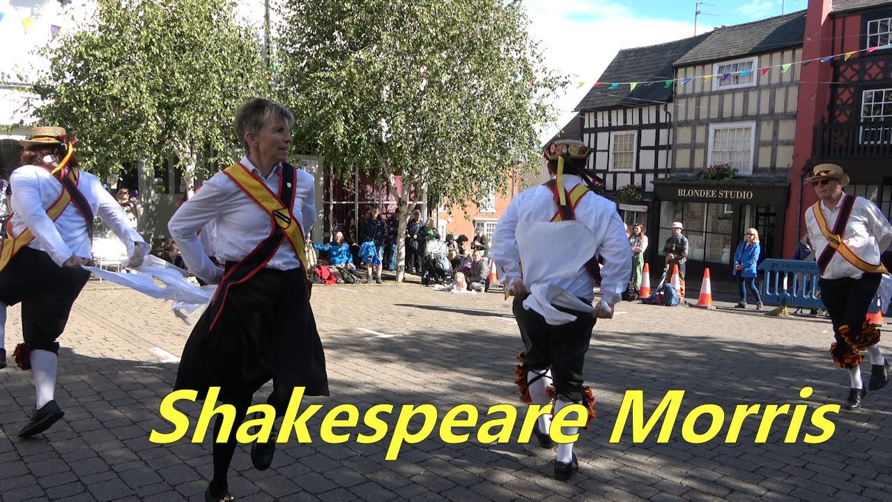 Танец Шекспира Морриса «Принцесса Рояль» на фольклорном фестивале в Бромьярде 2025 года