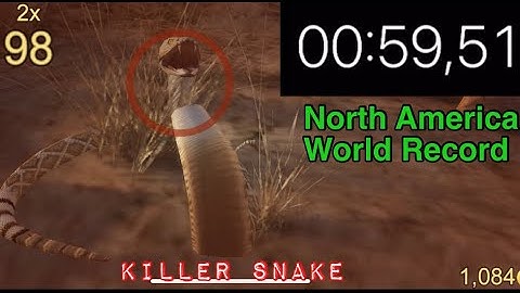 Killer Snake Speedrun WR | North America, No Serum Loss [59.51]