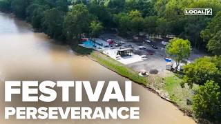 Defying that river: Ohio music festival moves forward after devastating flooding
