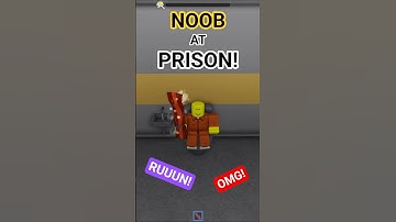 Noob tries to escape prison… but fails miserably! 🎮🔥