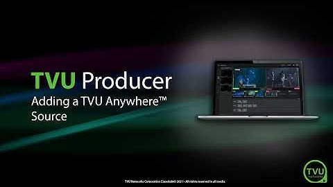 Pro Tips: How to add a paired TVU Anywhere source to a Producer production