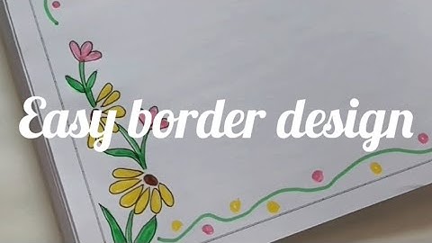 Easy border design❤ @rangallyritu #easybordermuggulu #frontpagedesign #freefire #projectworkdesigns 