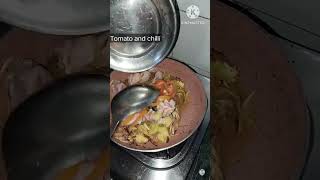 Chilli chicken ❤️ recipe|| Easy and tasty || Cook with Tuba|| shorts cilli chicken