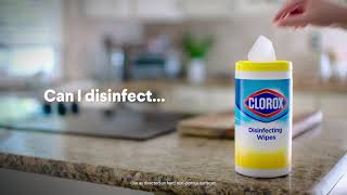 Clean more with one Clorox Disinfecting Wipe | New Habits