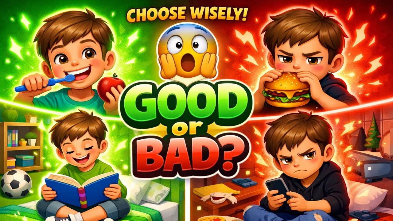 Good Habits vs Bad Habits for Kids | Learn Good Manners 😄 - YouTube