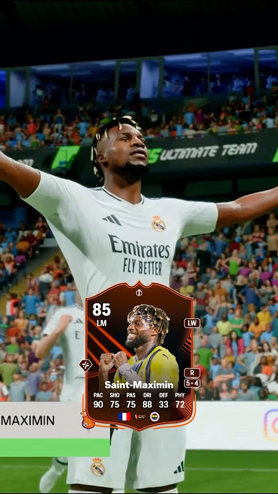 Saint Maximin on the wing 💀. #eafc25 #fc25 #eafc #shorts #france #football