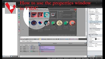 How to use the properties window in VSDC