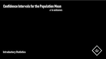 Confidence Interval-Example 2(Chapter 20)