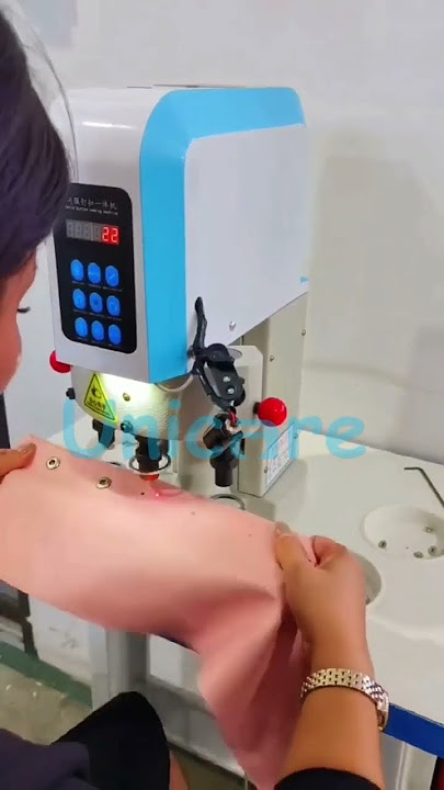 Unicare Three Head Snap Button machine❤Email: amy@unicare.group #machine #buttonmachine
