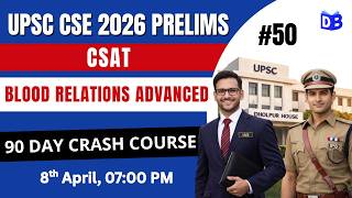 🚀 Blood Relations Advanced | UPSC CSAT 2026 | Solve in Seconds with Prashant Sir