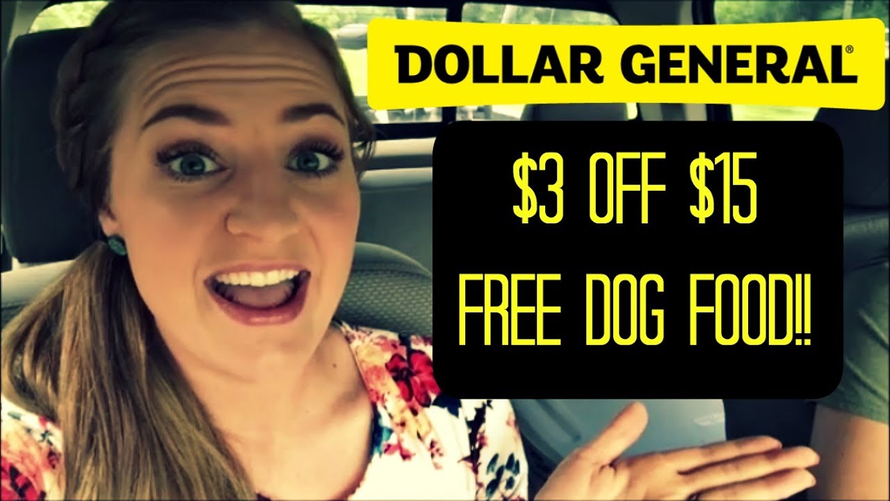 Dollar General 3 off 15 FREE Rachael Ray Dog Food! YouTube