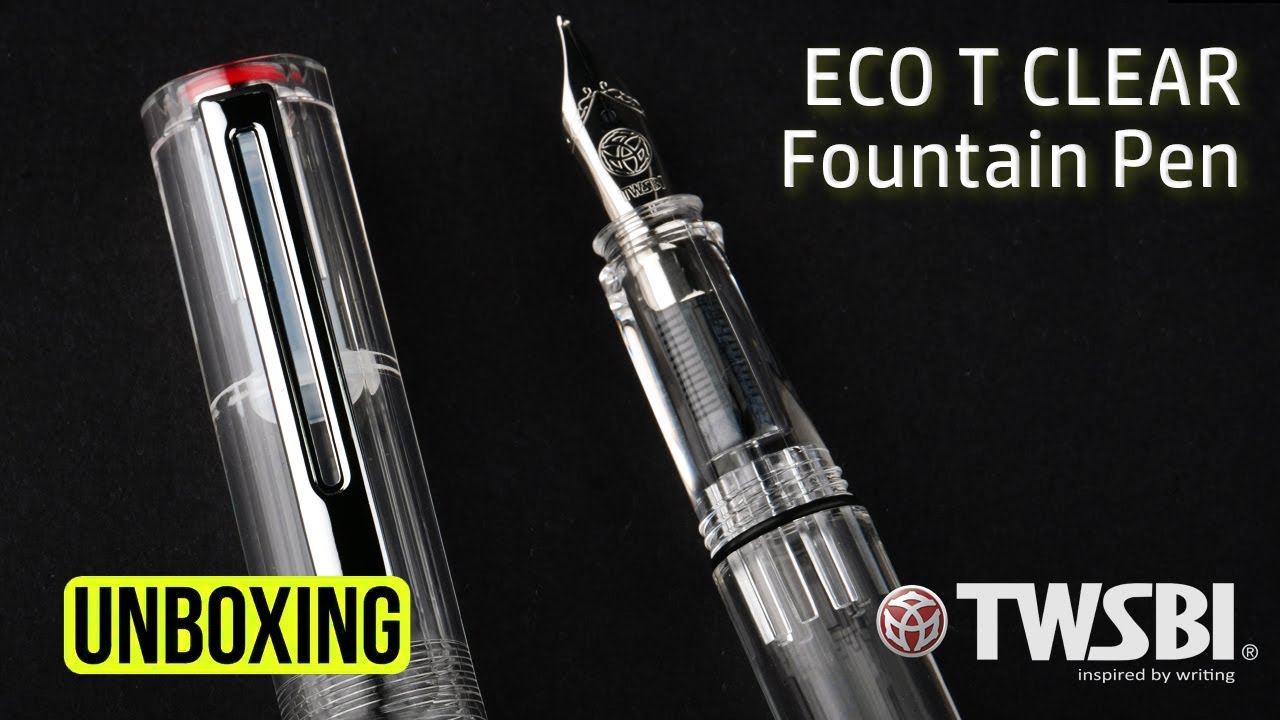Unboxing TWSBI Fountain Pen Eco T Clear YouTube