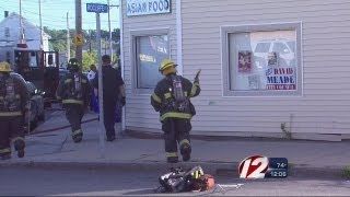 Multifamily house fire in Fall River