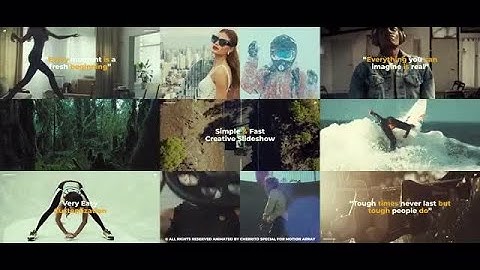 Clean Multiframe Opener Premiere Pro Templates