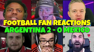 FOOTBALL FANS REACTION TO ARGENTINA 2-0 MEXICO | FANS CHANNEL