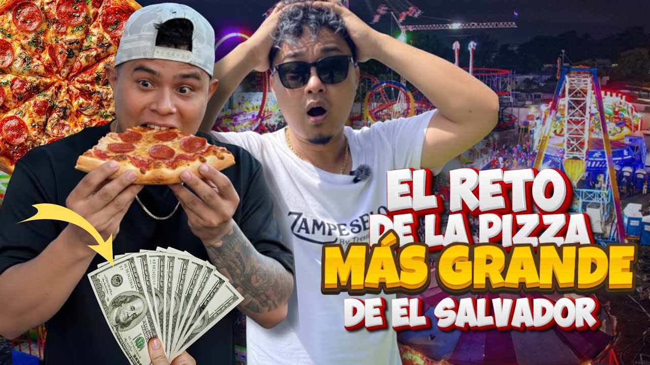 5 PAREJAS vs UNA PIZZA GIGANTE 🍕 (64 PORCIONES) | $100 AL GANADOR