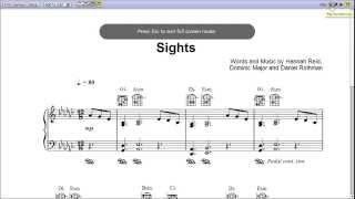 Sights by London Grammar - Piano Sheet Music:Teaser