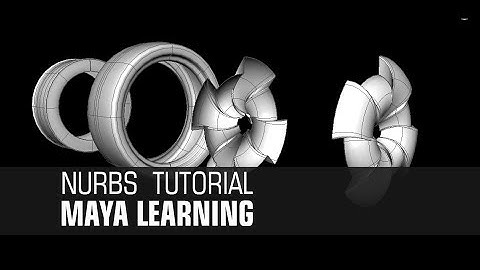 Making Easy Modeling Rim With Nurbs Curve in Maya