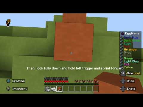 How to speed bridge on bedrock controller (PS, Switch, Xbox)