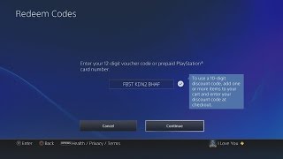 How to Redeem a PSN/PS Plus on PS4 YouTube