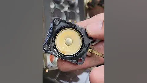 Holly 4 barrel carburetor accelerator pump diaphragm replacement.