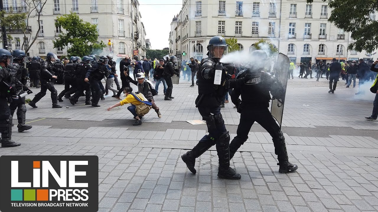 Gilets Jaunes Acte 26 Nantes En Colère Nantes 44 France 11 Mai 2019