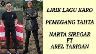 Lirik Lagu Pemegang Tahta || Narta Siregar ft Arel Tarigan