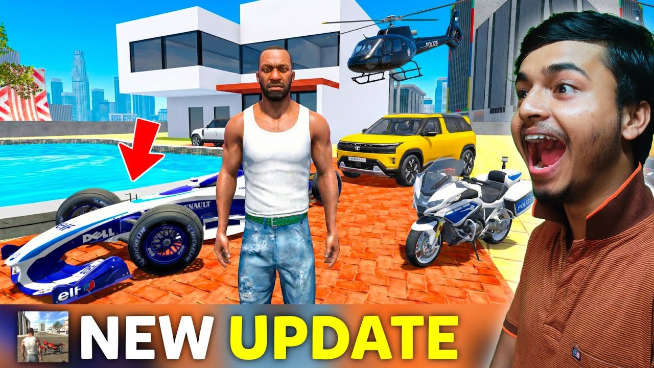 F1 Car Update in Indian Bike Driving 3D 🤯