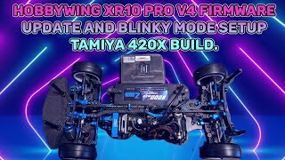 Firmware update and Blinky mode for the XR10 Pro V4 ESC Via Hobbywing OTA Programmer HW30850400