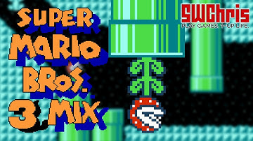 Super Mario Bros 3 Mix Rom Hack - World 7-4 (Custom Level)