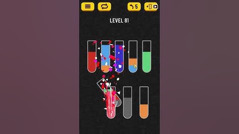 Water Sort Puzzle level 81 | Gameplay Mobile Games #shorts