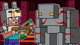 Golem & Redstone Mines | Block Squad (Minecraft Animation)