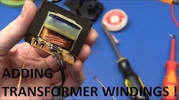 Adding a Winding To a Transformer (DC / CC Load part 4) - Ec-Projects