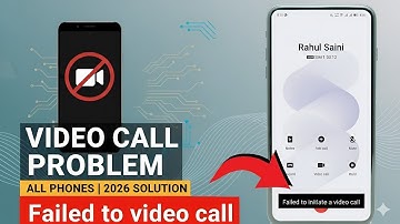 Failed To Initiate A Video Call Problem Fix | Failed To Initiate A Video Call