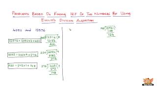 How to solve problems based on finding HCF of two numbers by Euclid's Division Algorithm