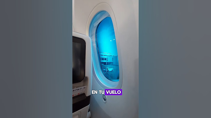 Así  funcionan las ventanillas en un avión moderno