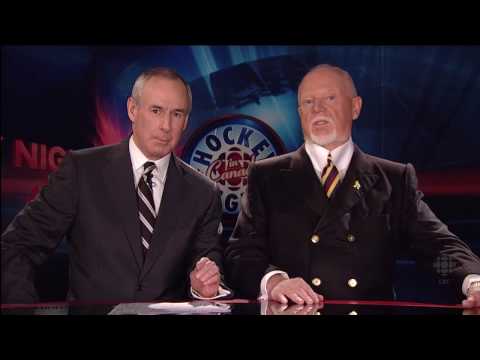 Don Cherry - Darcy Hordichuk's Hit on Toby Peterse...