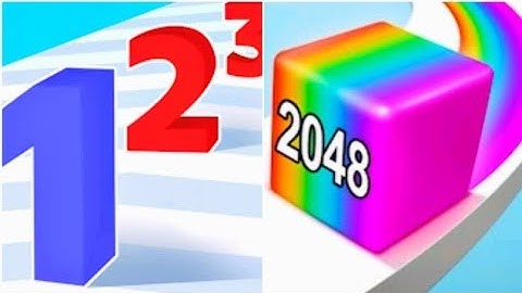 Number Master vs Jelly Run 2048 - ASMR Gameplay (Level Up Number, Max Level)