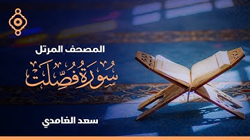 سورة فصلت والشورى والزخرف والدخان والجاثية  - الشيخ سعد الغامدي