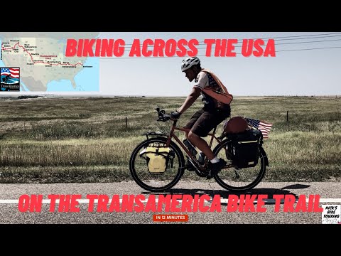 The TransAmerica Bike Trail in 12 Minutes (BIKING ACROSS THE USA)