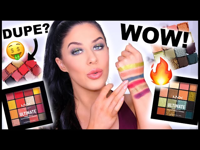 NEW AT THE DRUGSTORE!! NYX ULTIMATE EYESHADOW PALETTES REVIEW + DEMO!! -  YouTube